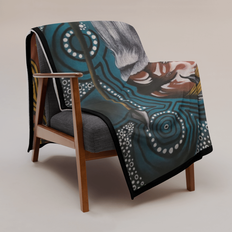 Uncle Throw Blanket